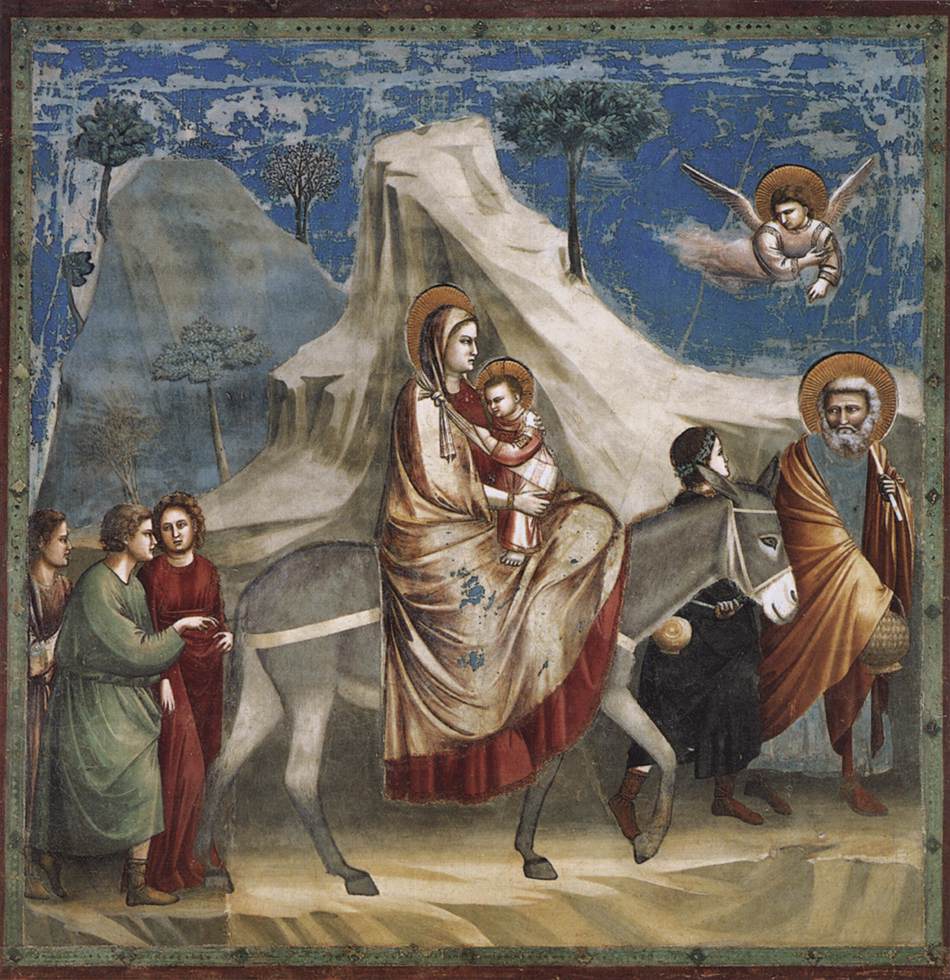 No. 20 Scenes from the Life of Christ: 4. Flight into Egypt (before restoration)