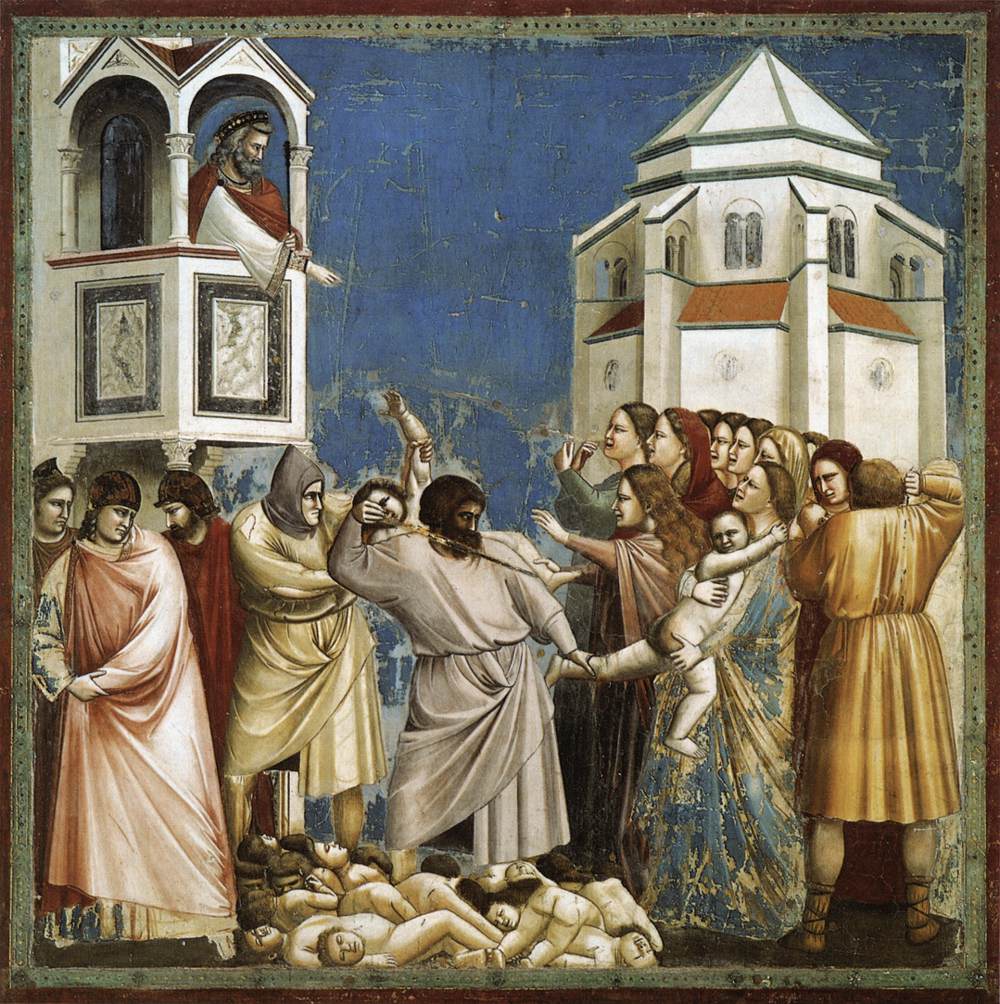 No. 21 Scenes from the Life of Christ: 5. Massacre of the Innocents (before restoration)