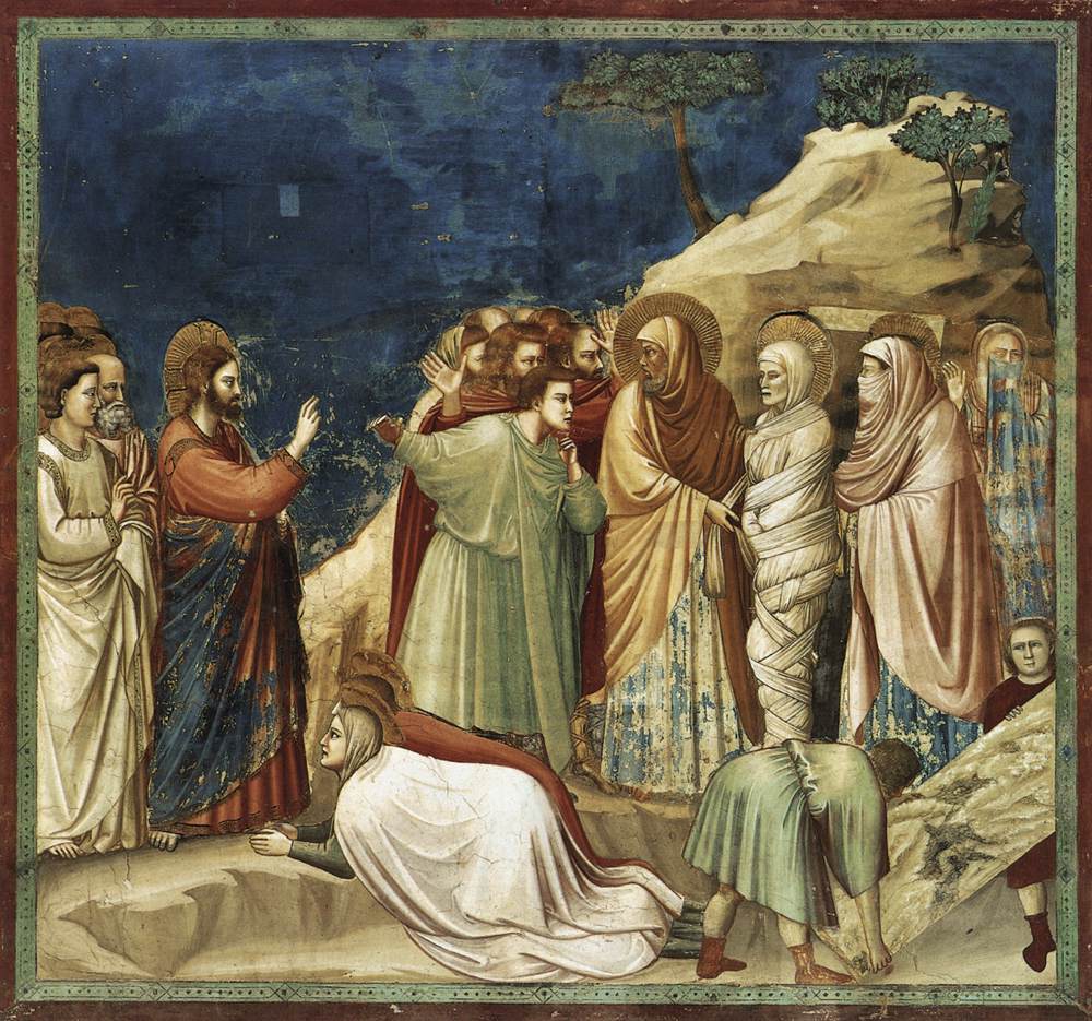 No. 25 Scenes from the Life of Christ: 9. Raising of Lazarus (before restoration)