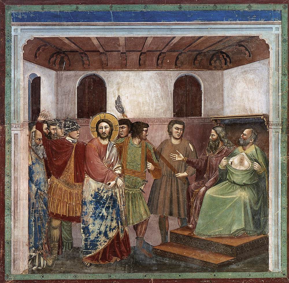 No. 32 Scenes from the Life of Christ: 16. Christ before Caiaphas (before restoration)