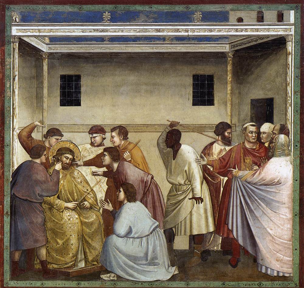 No. 33 Scenes from the Life of Christ: 17. Mocking of Christ (before restoration)