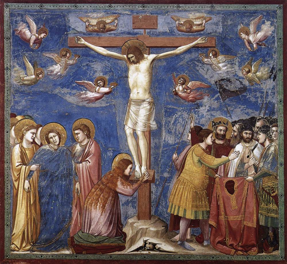 No. 35 Scenes from the Life of Christ: 19. Crucifixion (before restoration)