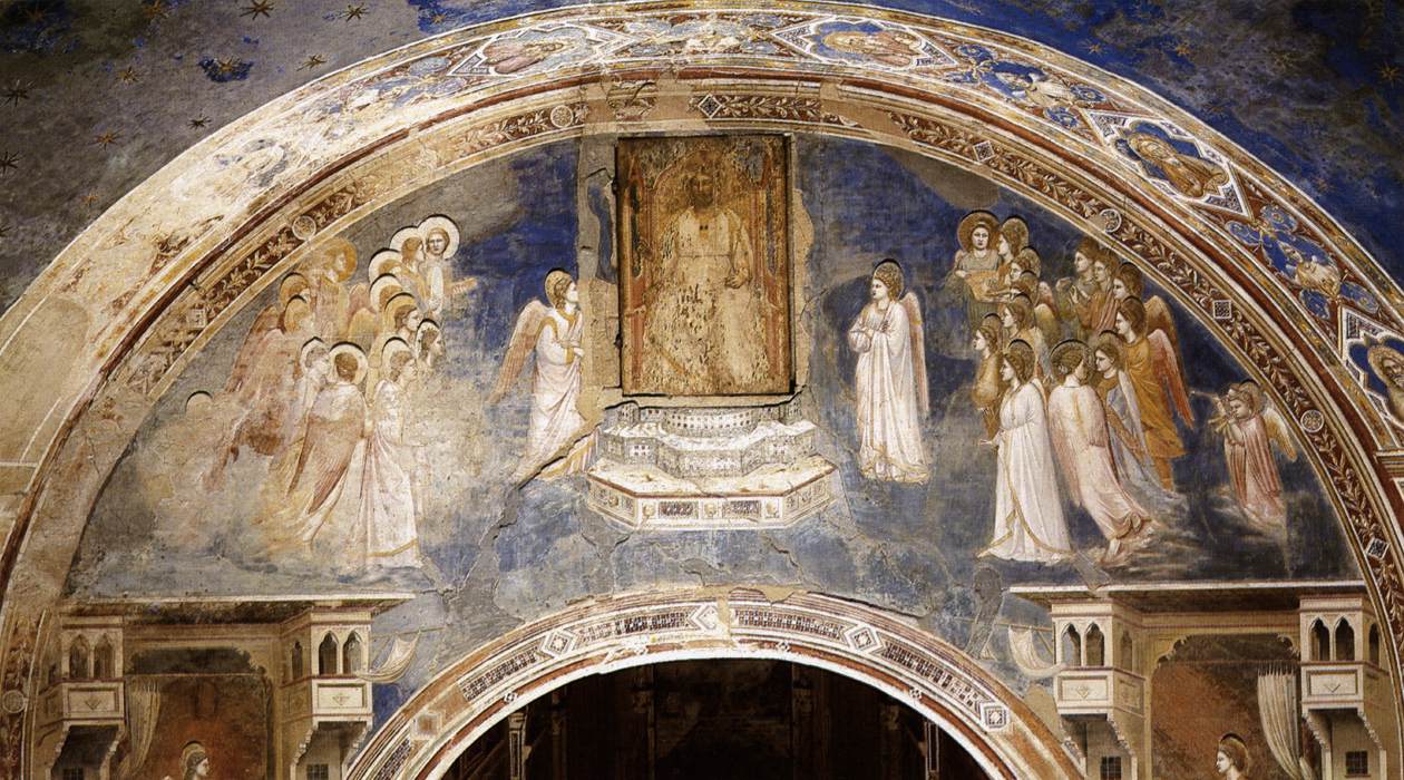 No. 13 God Sends Gabriel to the Virgin (before restoration)