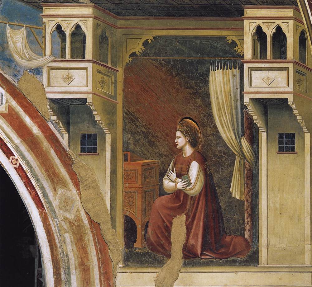 No. 15 Annunciation: The Virgin Receiving the Message (before restoration)