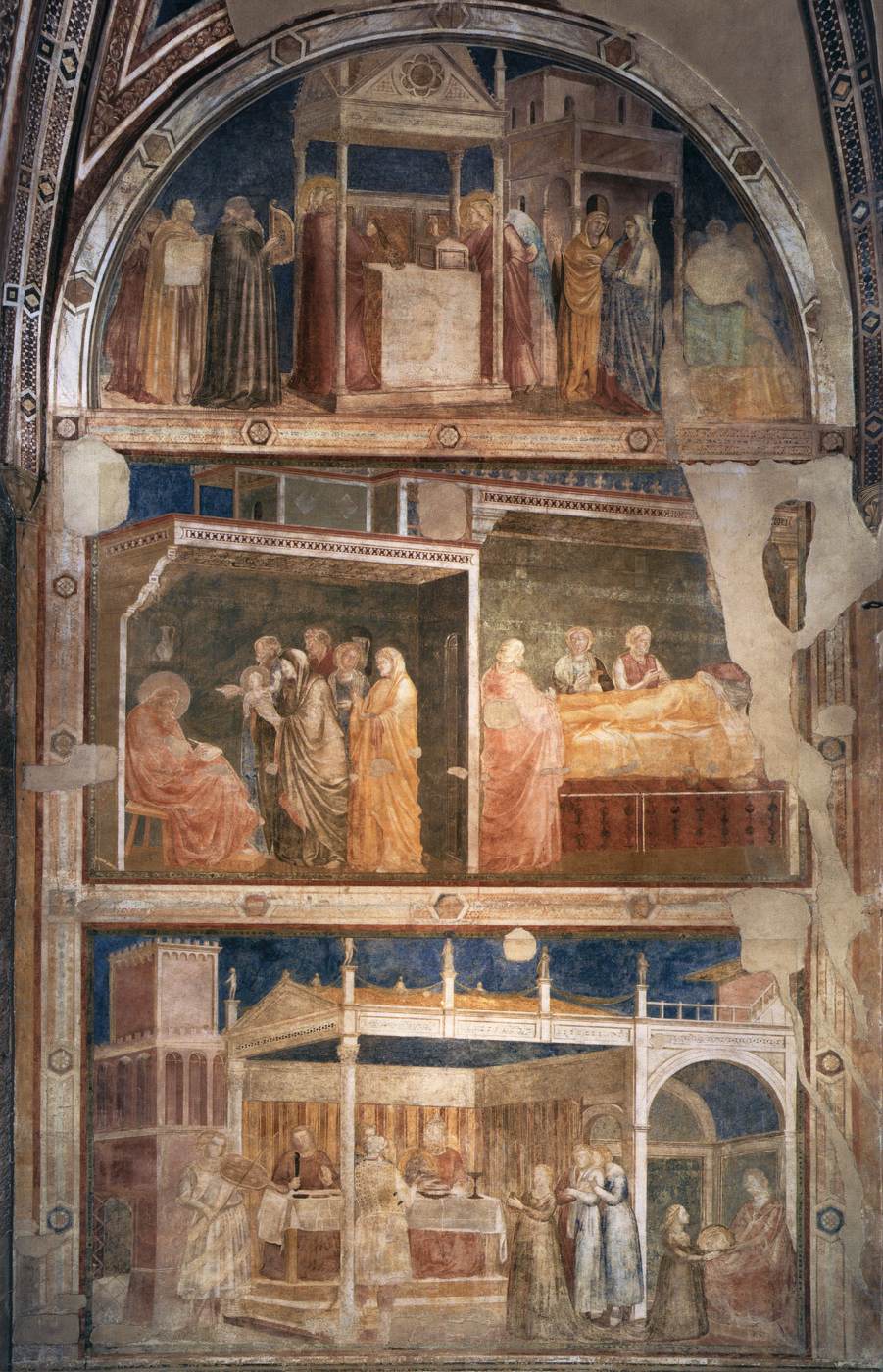 Scenes from the Life of St John the Baptist (north wall)
