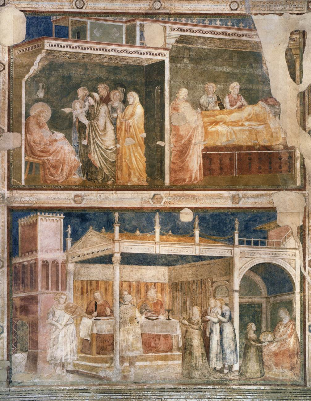 Scenes from the Life of St John the Baptist (north wall)