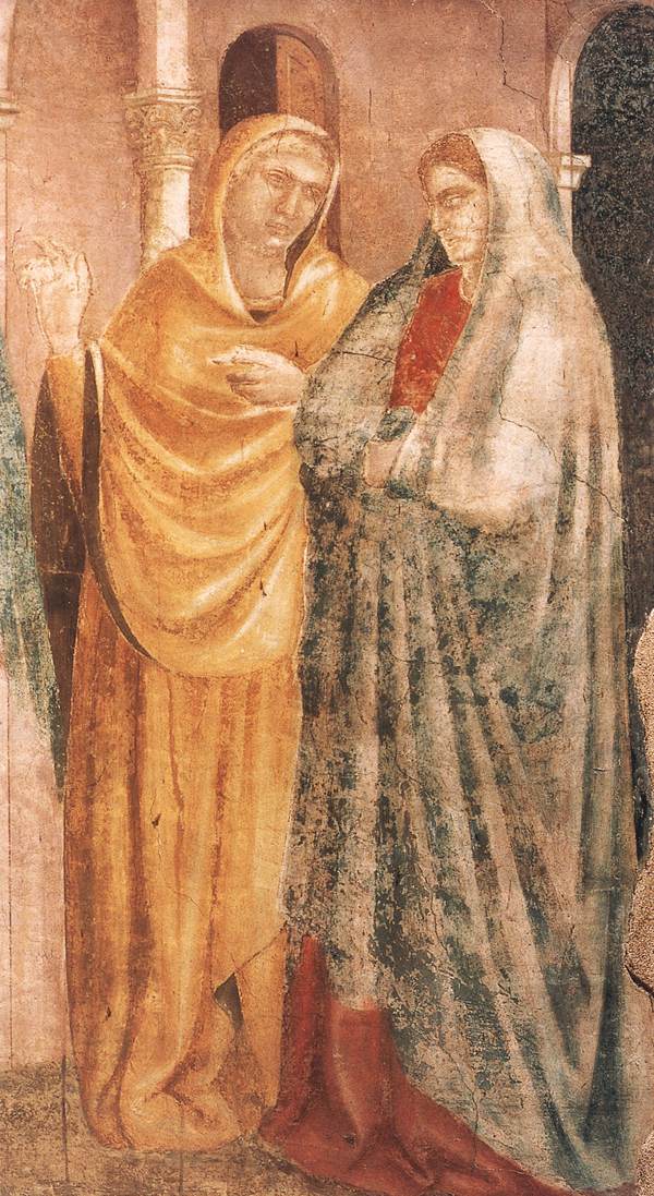 Scenes from the Life of St John the Baptist: 1. Annunciation to Zacharias (detail)
