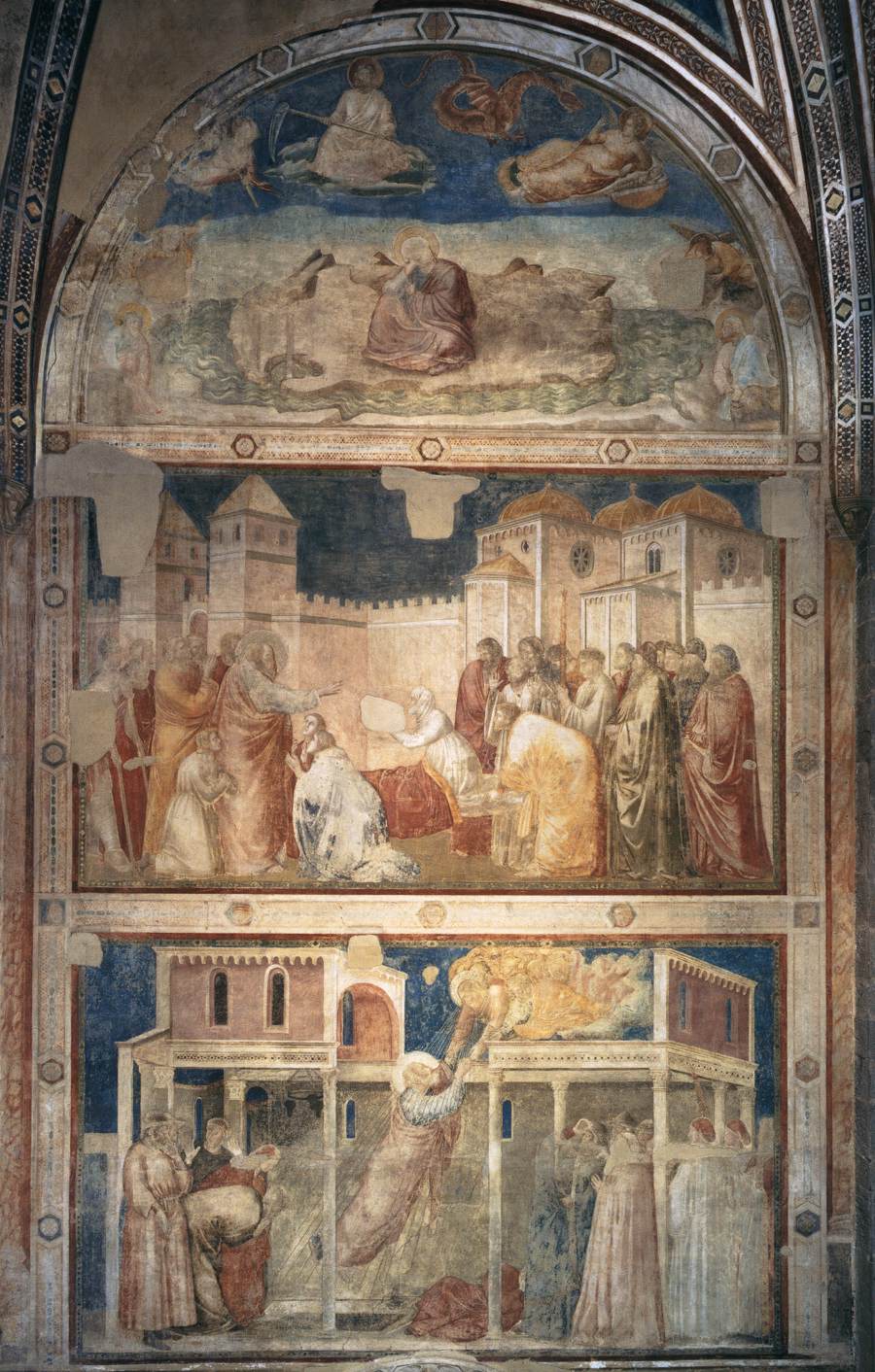 Scenes from the Life of St John the Evangelist (south wall)