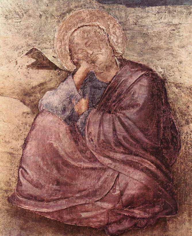 Scenes from the Life of St John the Evangelist: 1. St John on Patmos (detail)