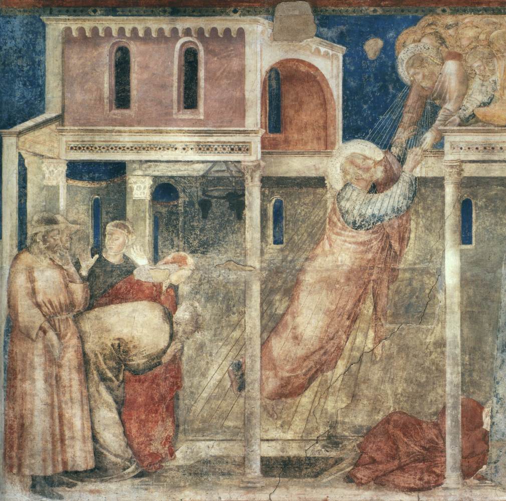 Scenes from the Life of St John the Evangelist: 3. Ascension of the Evangelist (detail)