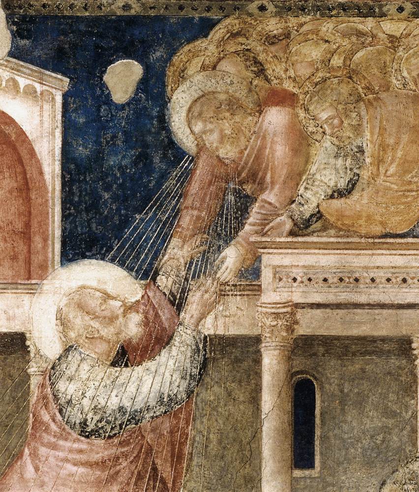 Scenes from the Life of St John the Evangelist: 3. Ascension of the Evangelist (detail)
