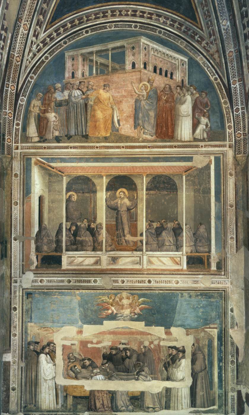 Scenes from the Life of St Francis (north wall)