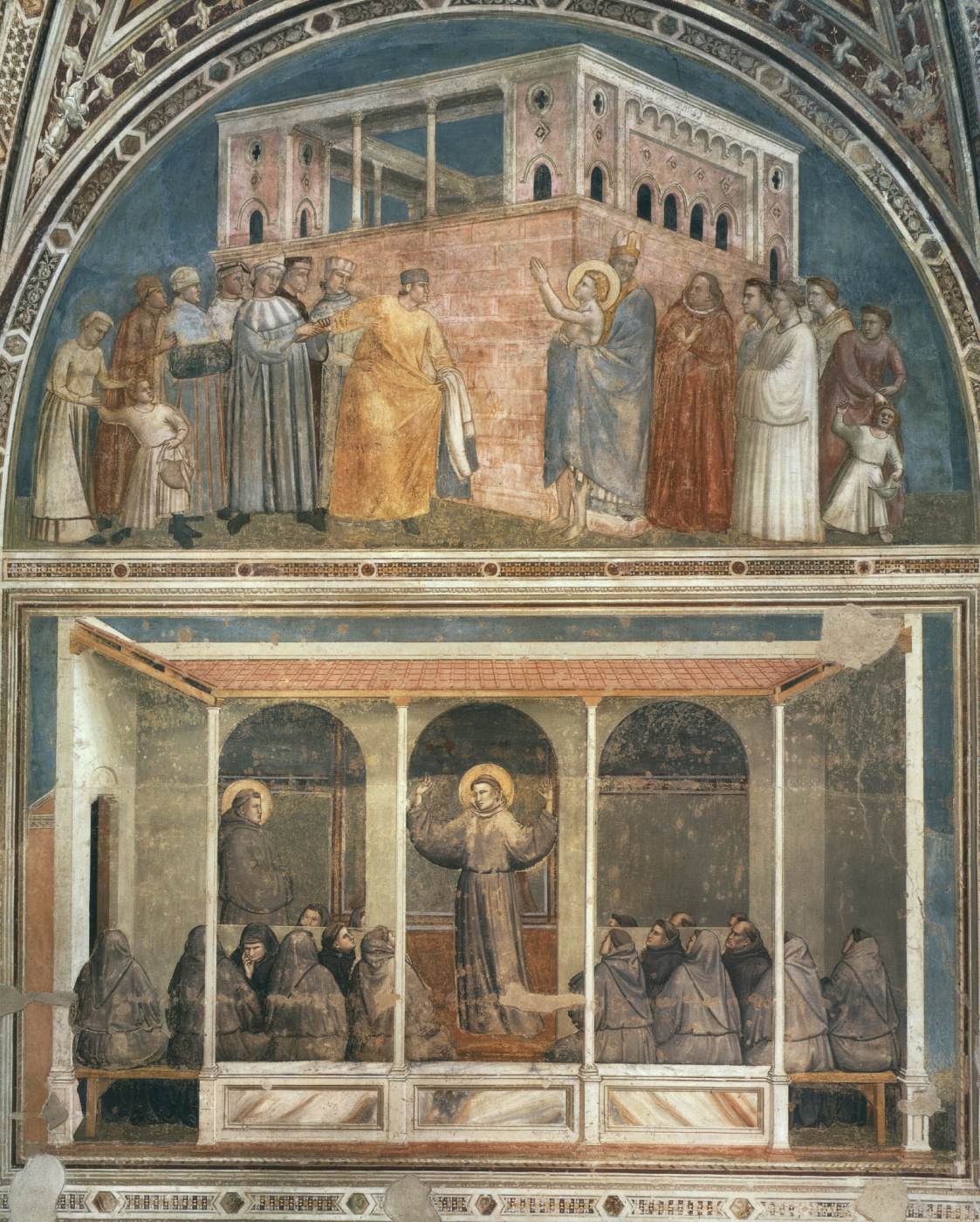 Scenes from the Life of St Francis (north wall)