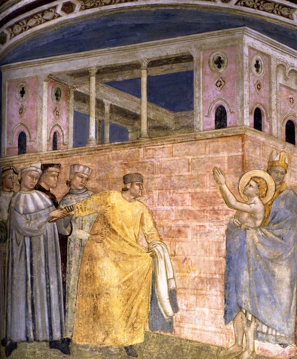 Scenes from the Life of St Francis: 2. Renunciation of Wordly Goods (detail)