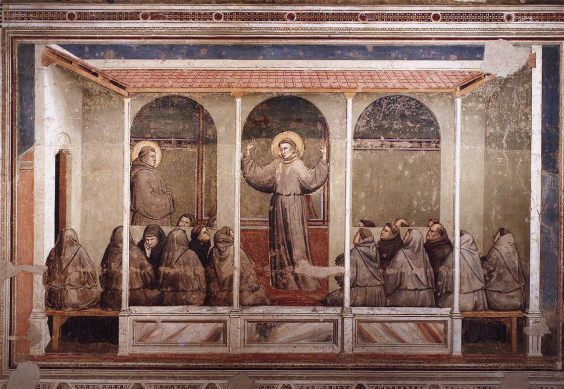 Scenes from the Life of St Francis: 3. Apparition at Arles
