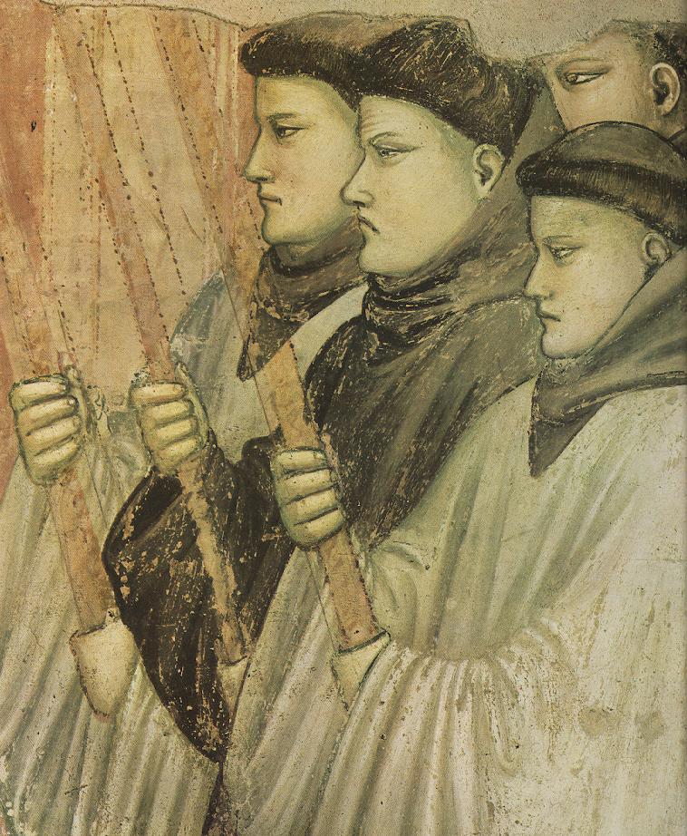 Scenes from the Life of St Francis: 4. Death and Ascension of St Francis (detail)