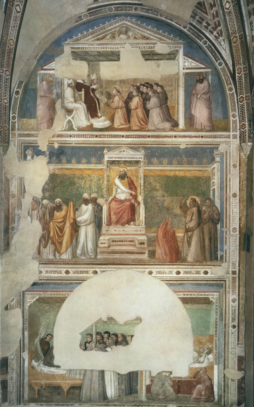 Scenes from the Life of St Francis (south wall)