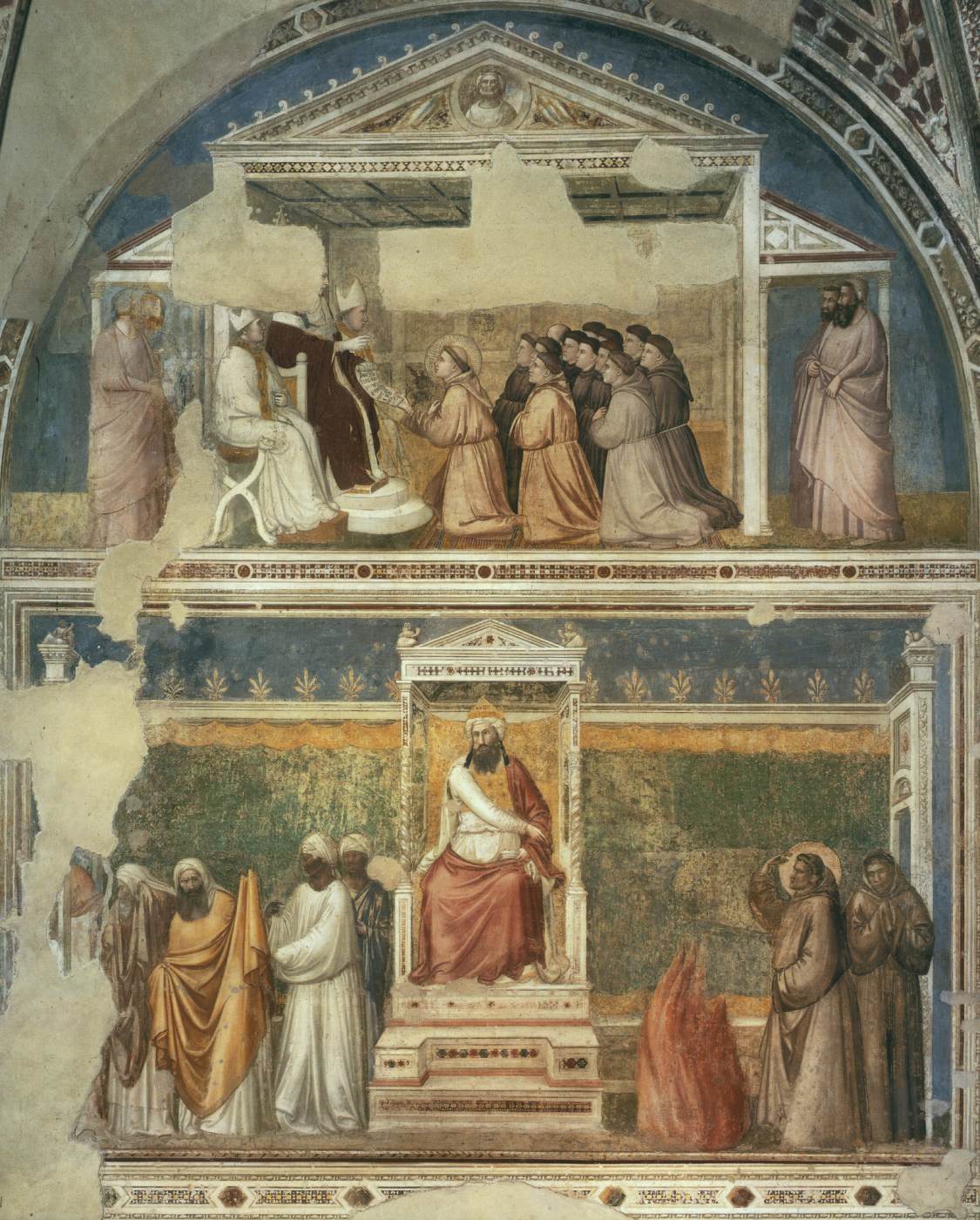 Scenes from the Life of St Francis (south wall)