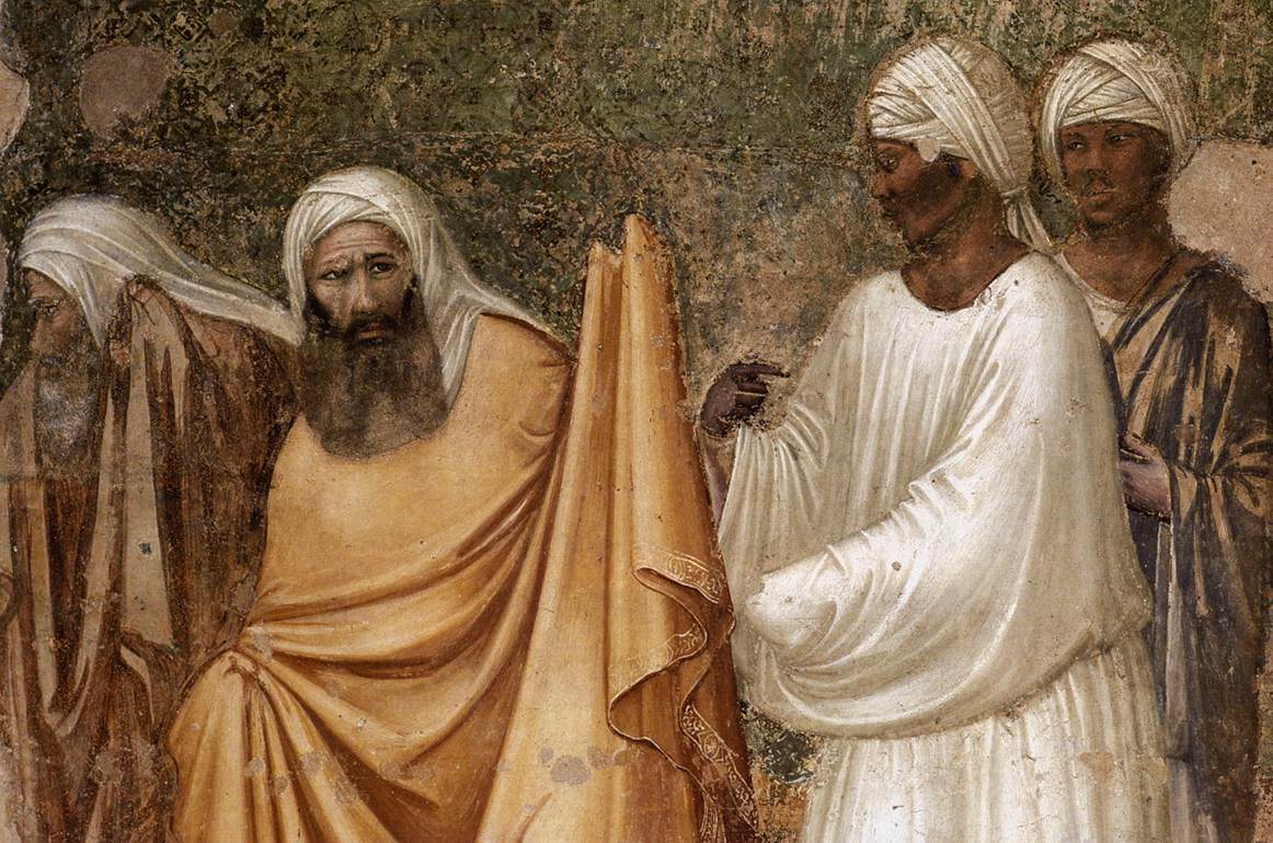 Scenes from the Life of St Francis: 6. St Francis before the Sultan (detail)