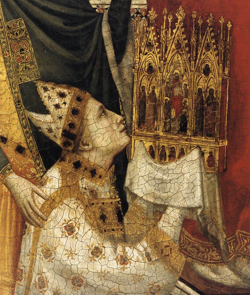 The Stefaneschi Triptych: St Peter Enthroned (detail)