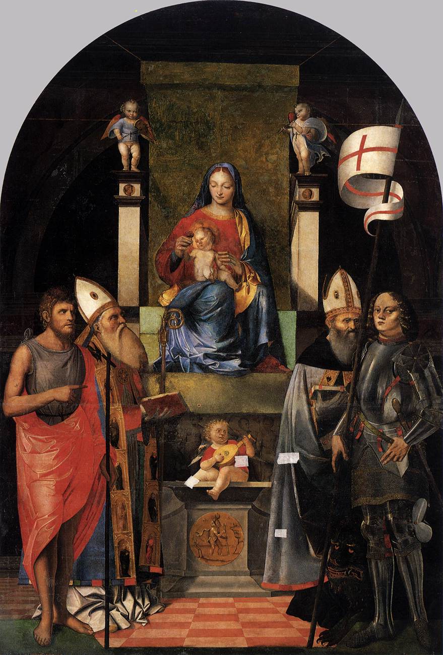 Virgin and Child Enthroned with Saints