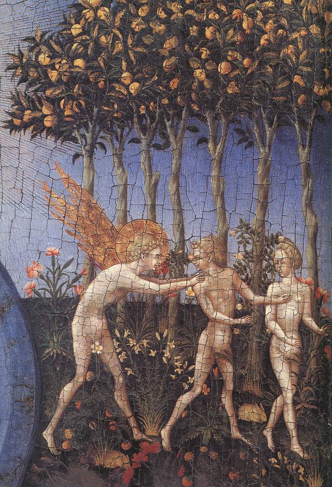 The Creation and the Expulsion from the Paradise (detail)