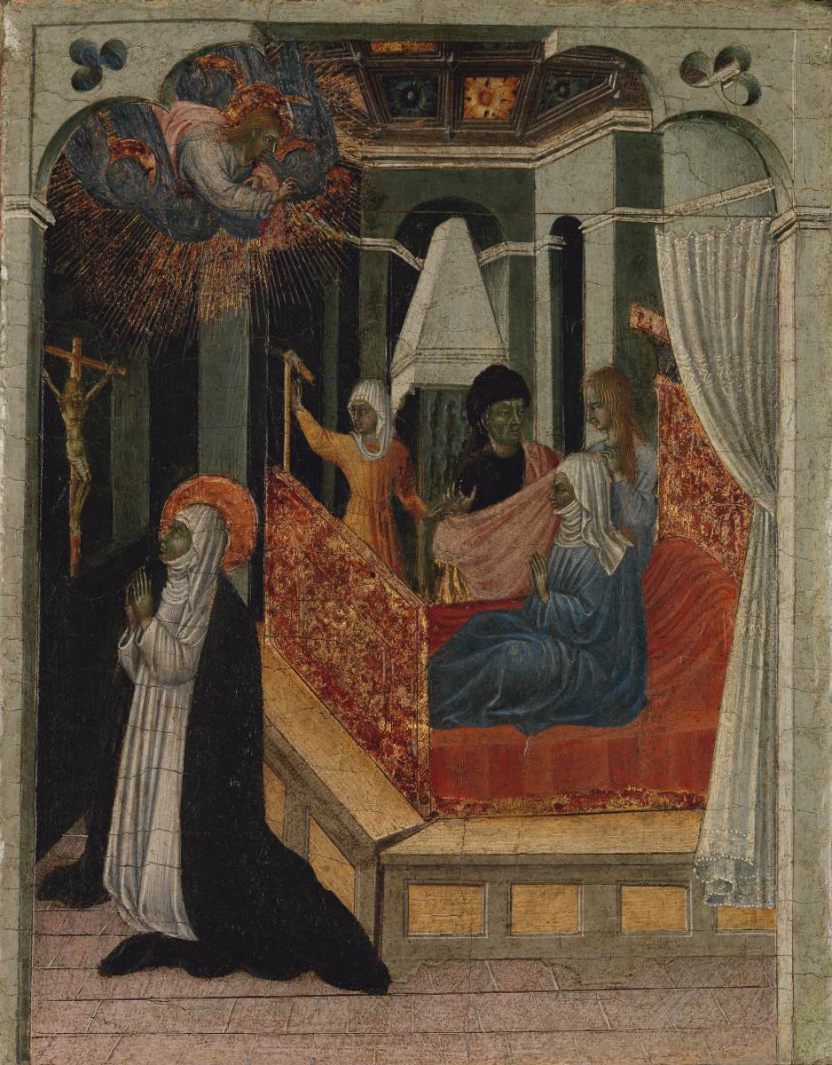 St Catherine of Siena Beseeching Christ to Resuscitate Her Mother