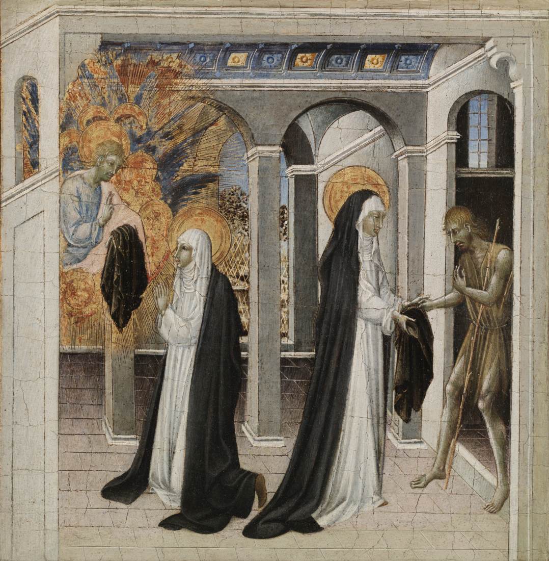 St Catherine of Siena and the Beggar