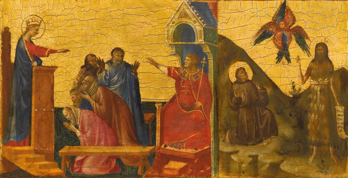 Left wing of a diptych (detail)