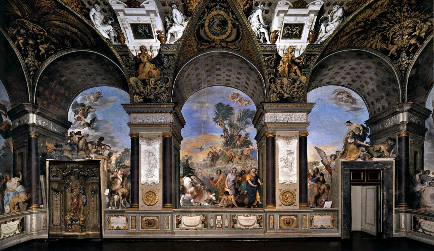 View of the east wall