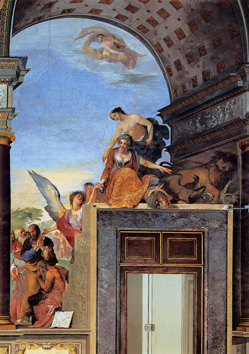 Fame Showing the Wandering Philosophers to Tuscany and Munificence