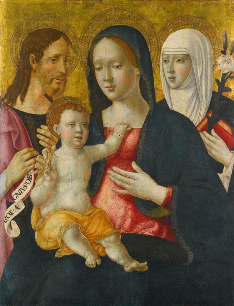 Madonna and Child with Sts John the Baptist and Catherine