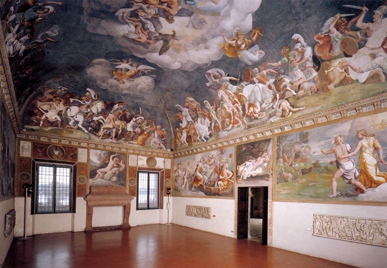 View of the Sala di Troia