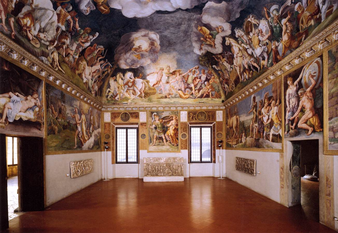 View of the Sala di Troia