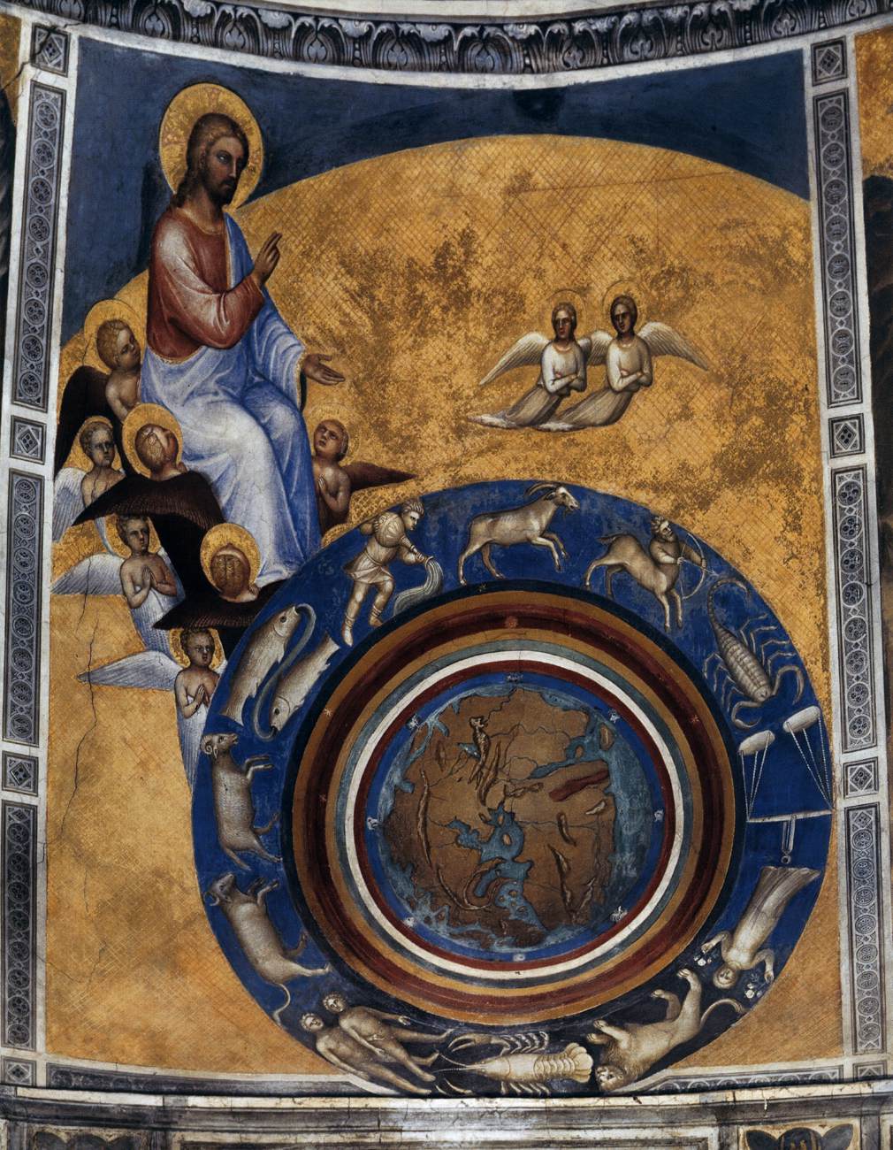 The Creation of the World (detail of the dome fresco)