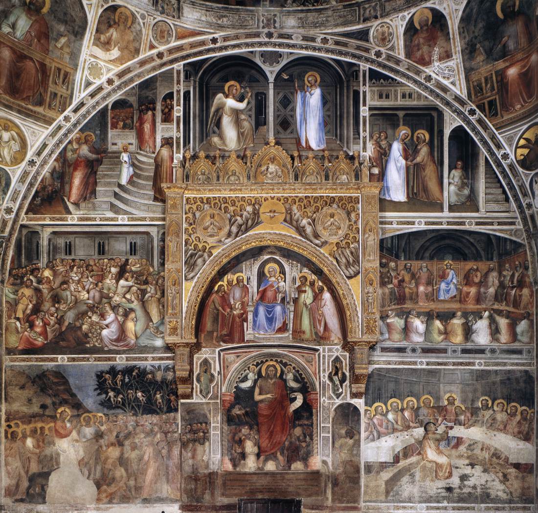 Scenes from the Life of Christ (west wall)