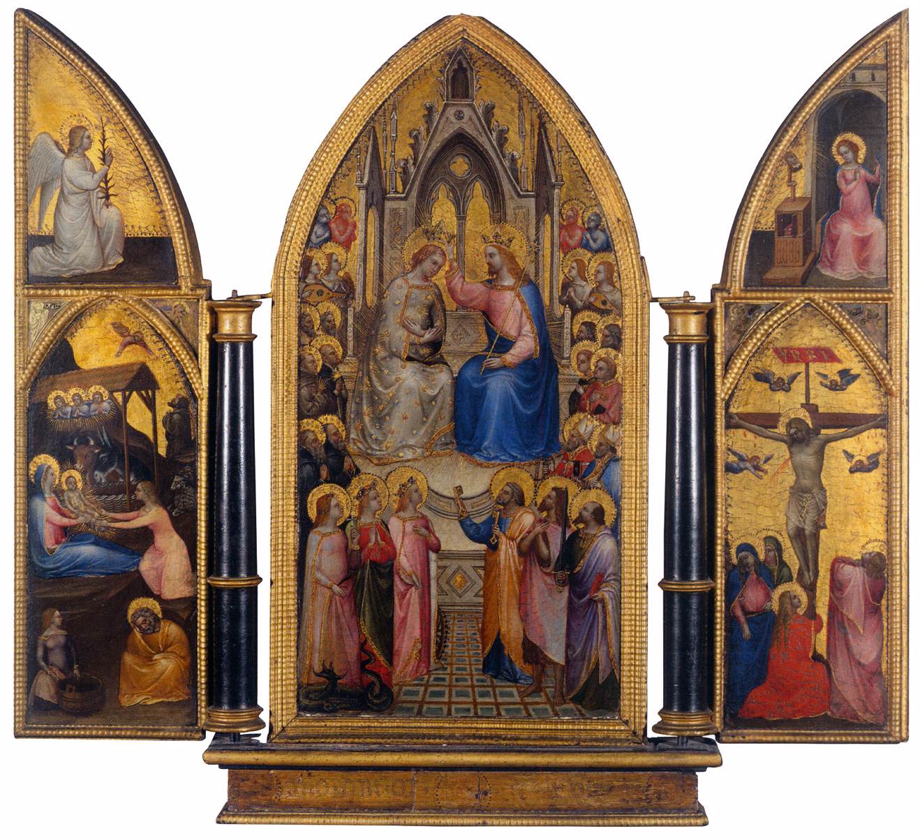 Triptych (wings open)