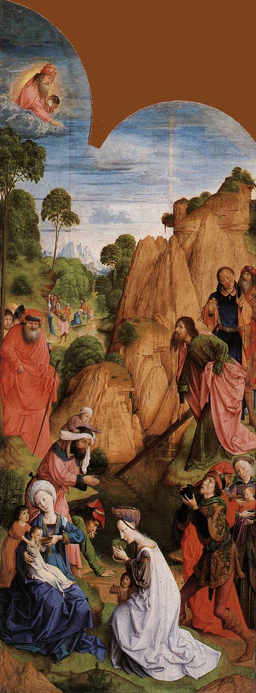 Calvary Triptych (left wing)