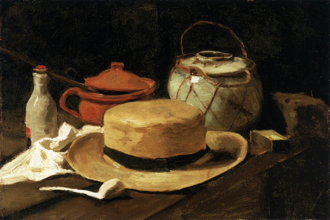 Still-Life with Yellow Straw Hat