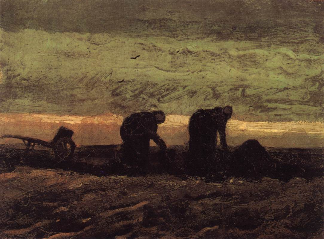 Two Peasant Women in the Peat Field