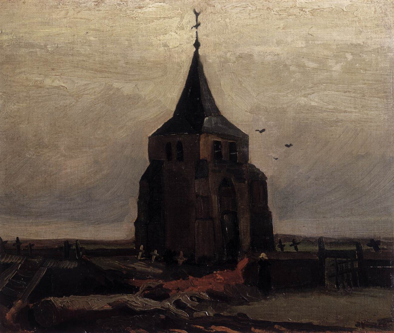 The Old Church Tower at Nuenen