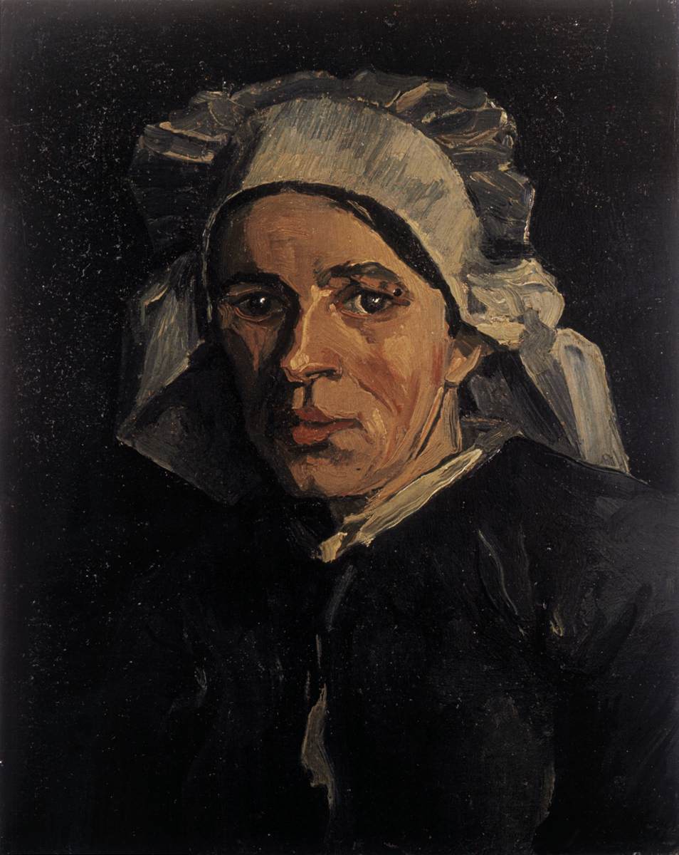 Head of a Peasant Woman with White Cap