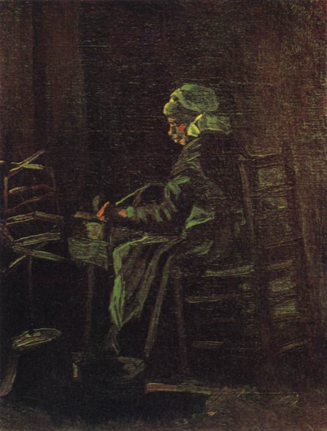 Peasant Woman at the Spinning Wheel