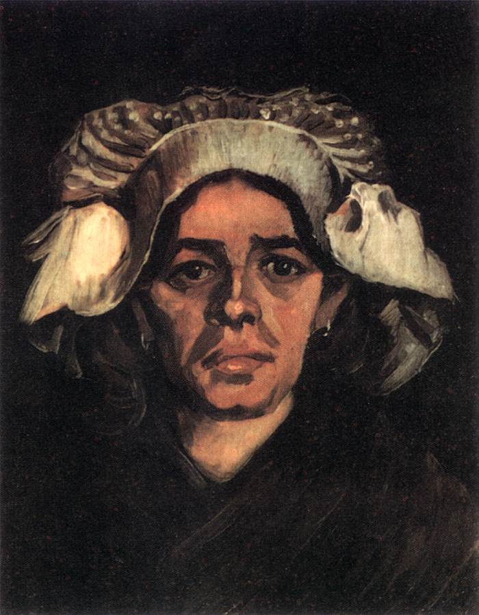 Head of a Peasant Woman with White Cap