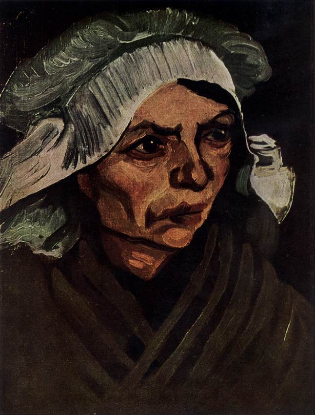 Head of a Peasant Woman with a White Cap