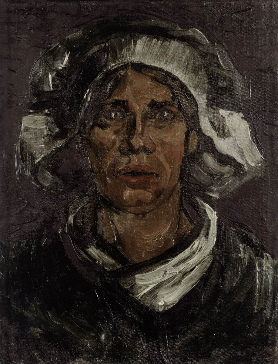 Head of a Peasant Woman with White Cap