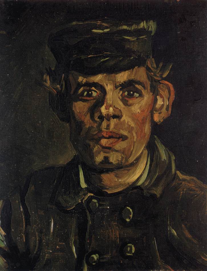 Head of a Young Peasant with a Peaked Cap