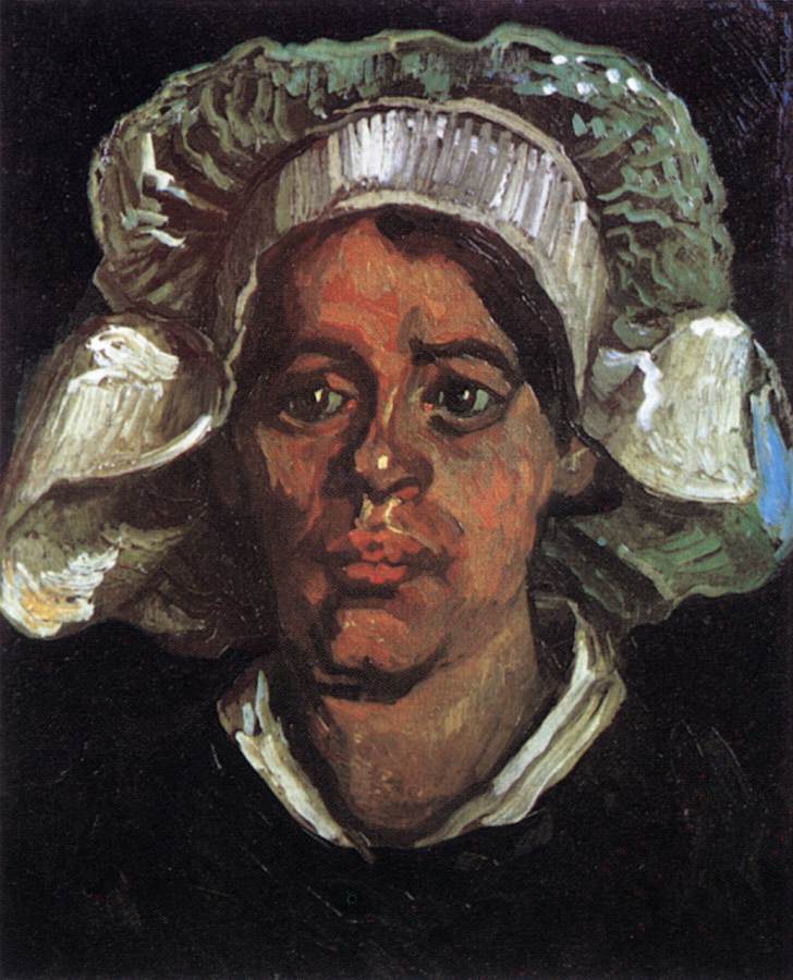 Head of a Peasant Woman with White Cap