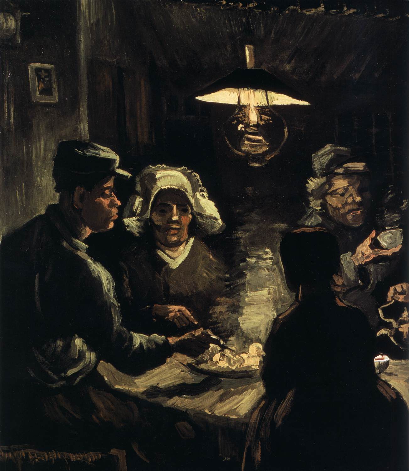 The Potato Eaters (detail)