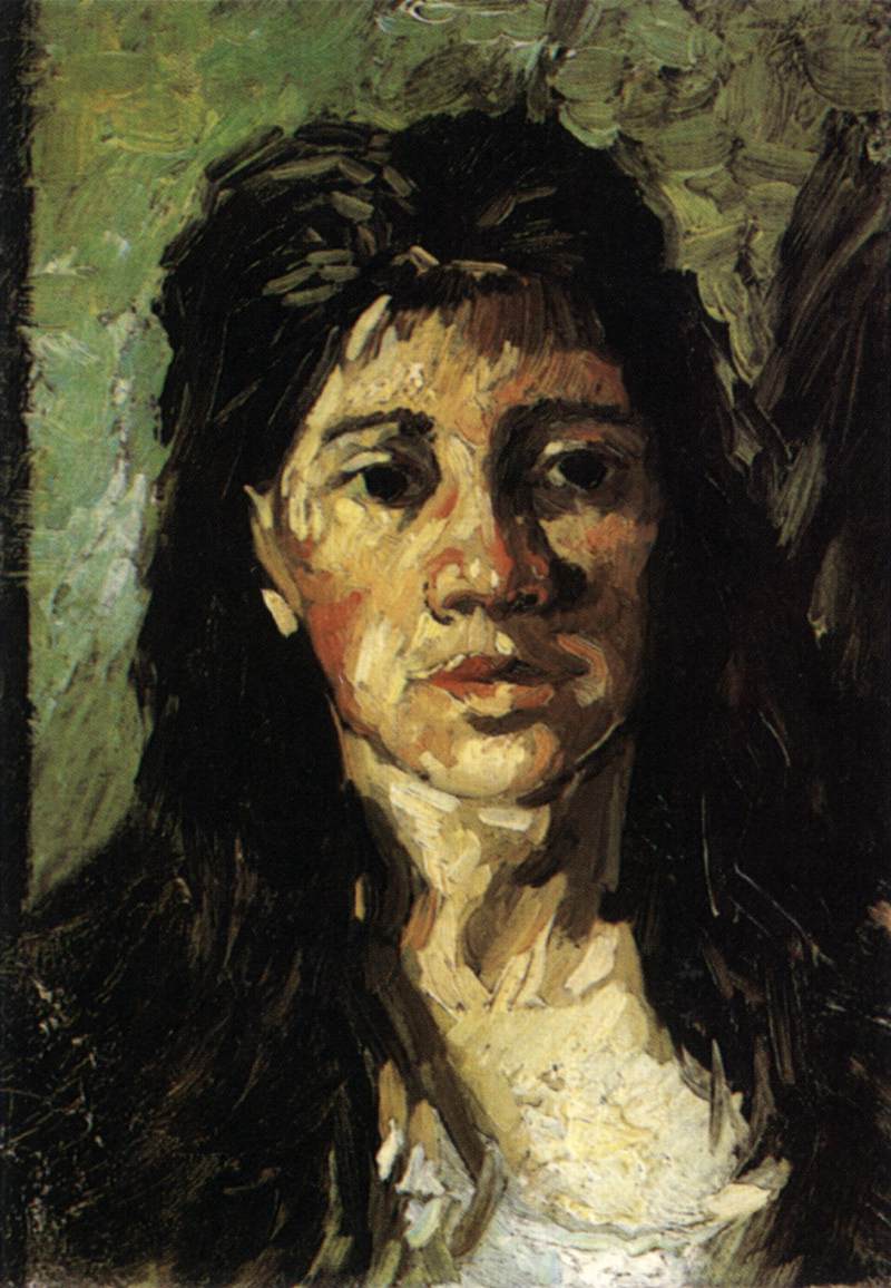 Head of a Woman with Her Hair Loose